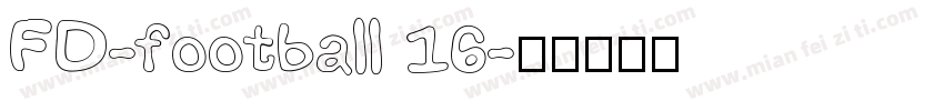 FD-football 16字体转换